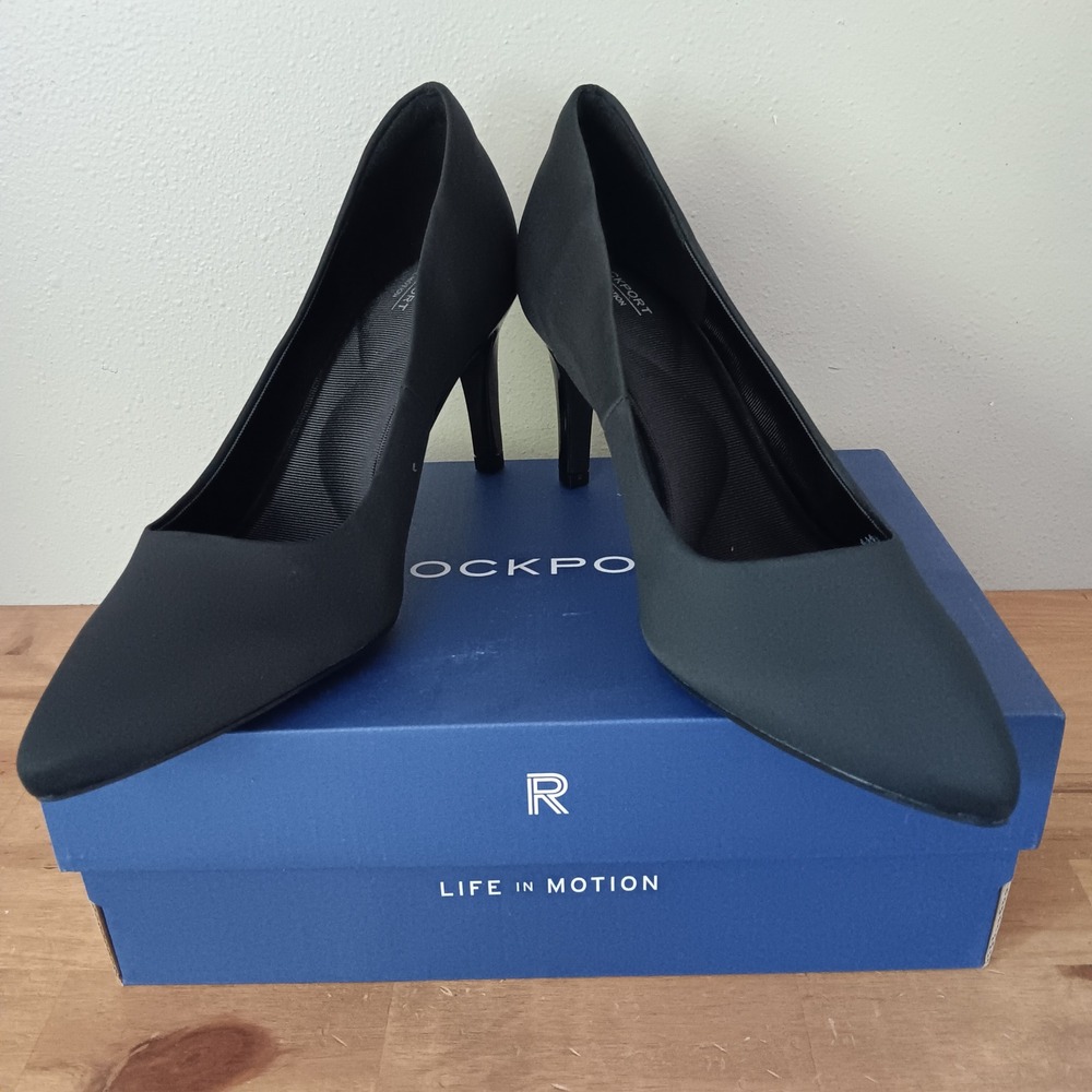 Rockport Juliet 2 Pumps Women Size 10 Black Total Motion Heels
